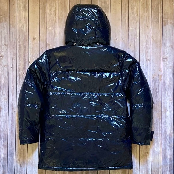 The North Face Men’s Brown Label Ripstop Down Parka In Aviator Navy - Picture 7 of 12